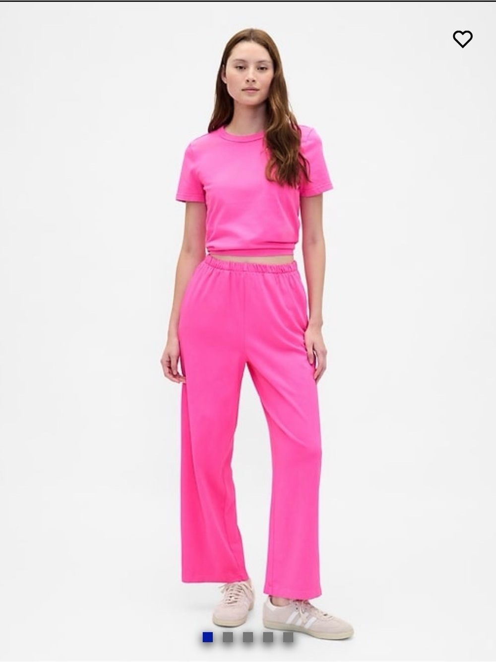GAP Hot Pink Wide-Leg Pants